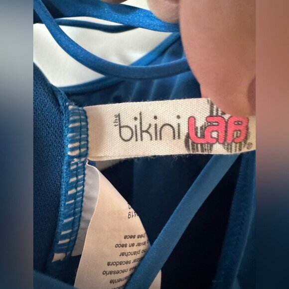 Bikini Lab "Beach Please" One-Piece Swimsuit – Royal Blue – Size M - Picture 5 of 11